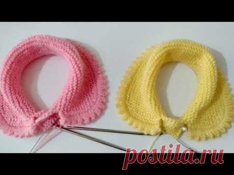 En Güzel Bebek Yaka Modeli Yapımı #doll#collar#model#crochet