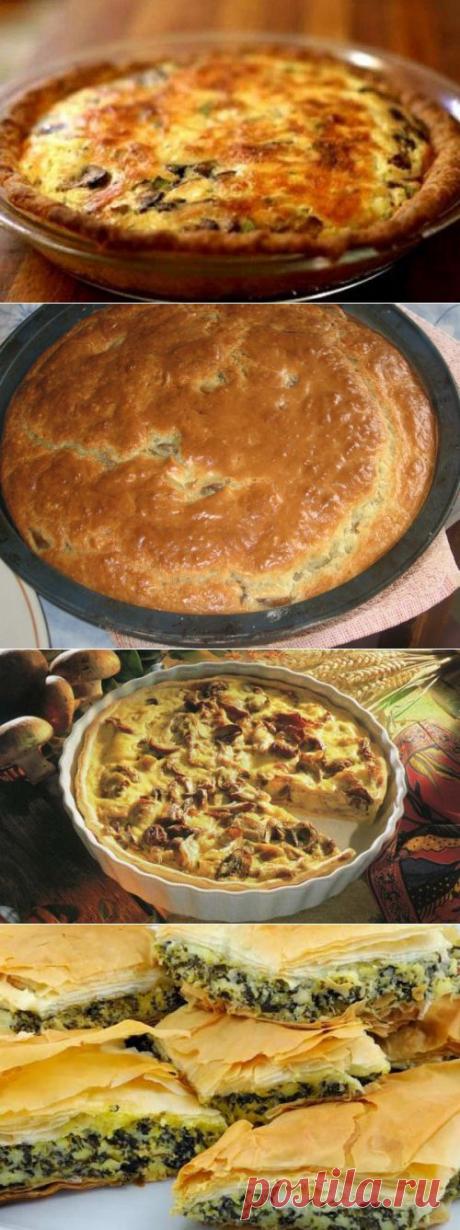Пироги с грибами: 7 вкусных рецептов / Простые рецепты