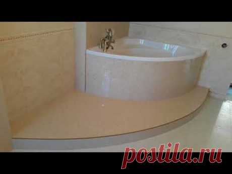 Очень красивая ванная комната с шикарным дизайном в г. Батайске.