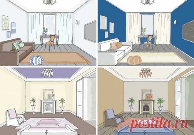 Советы по сочетанию цвета стен и пола — Мой дом