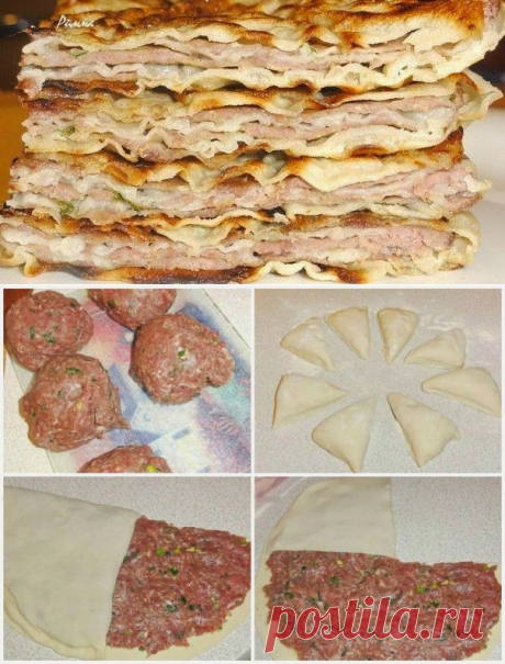 Лучшие кулинарные рецепты: Китайские лепешки с мясом