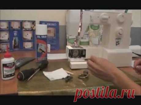 Чистка и смазка швейной машины