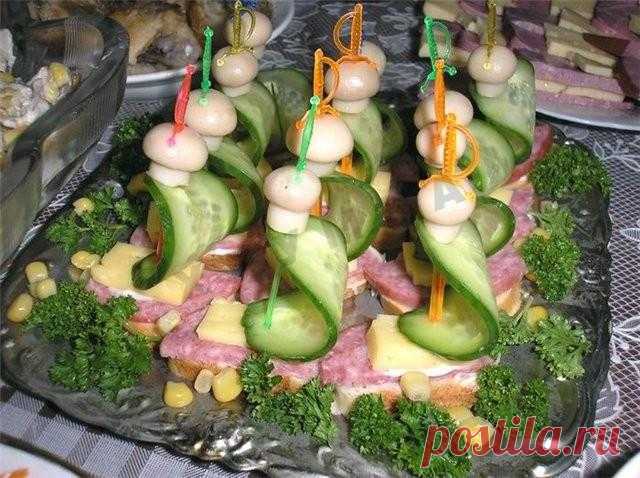 Канапе Яхта рецепт с фото - 1000.menu