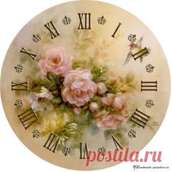 Циферблаты часов. 50 шаблонов для распечатки