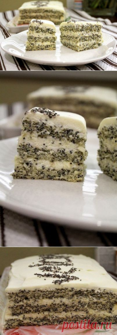 Маковый торт «Царица Эстер»