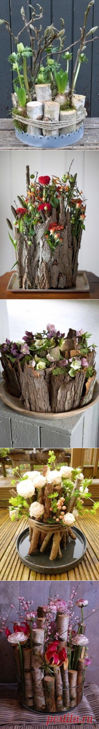 Деревянный декор в эко-интерьере