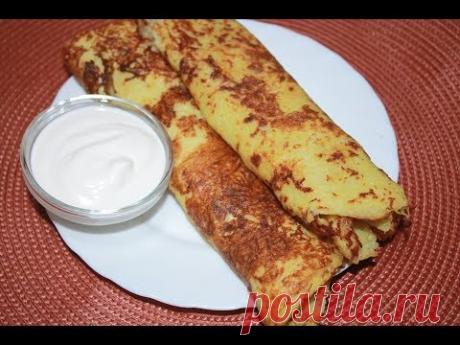 Картофельные блины на скорую руку - кулинарный рецепт