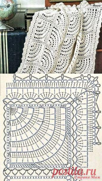 Очень красивая подборка схем для вязания крючком от меня