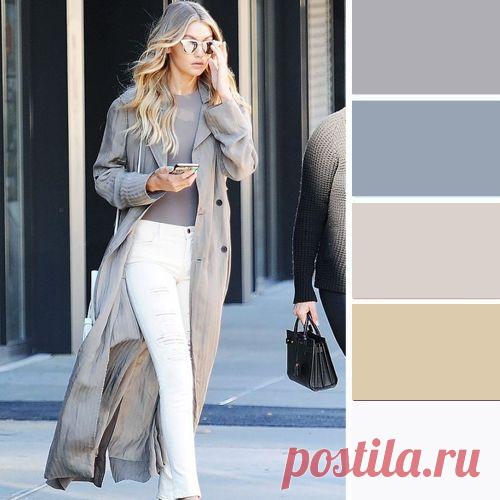 Холодные оттенки, стильные сочетания — Красота и мода
