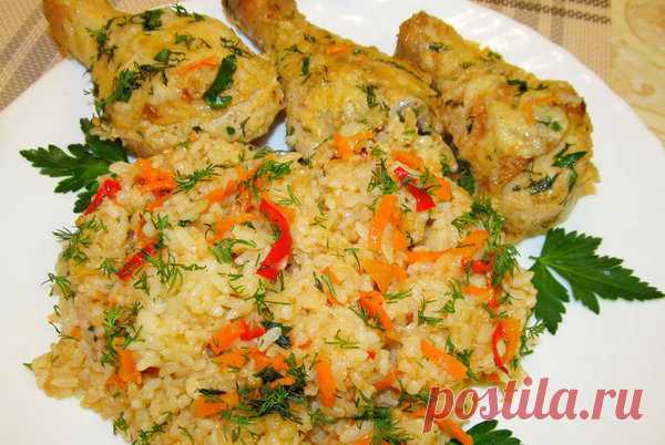 Не знаете что приготовить на ужин? Приготовьте курицу с рисом и овощами в духовке | На кухне у Аси! | Яндекс Дзен