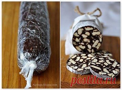 Шоколадное салями: Ингредиенты Рецепт... - Домашние Рецепты как у мамы | Facebook