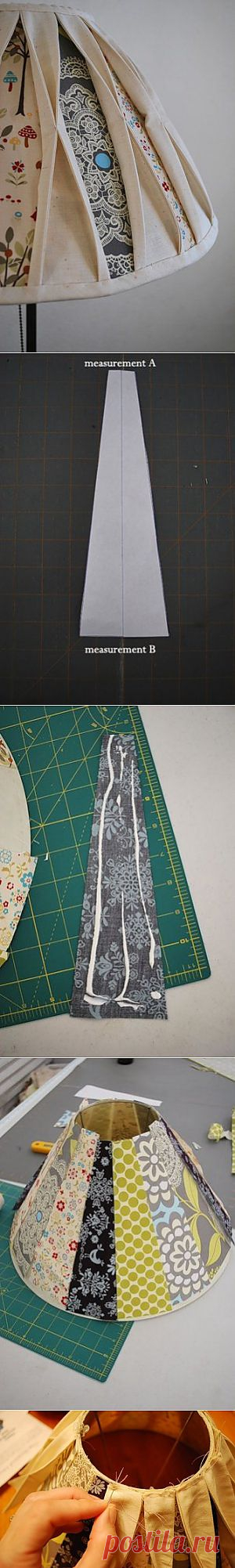 Фото мастер-класс по шитью торшера в технике пэчворк