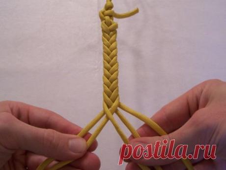 T. J. Potter, Sling Maker - Instructions for a 5-strand Flat Braid