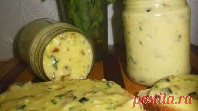 Домашний плавленый сыр с шампиньонами | Рецепты "Вкуснятинки"