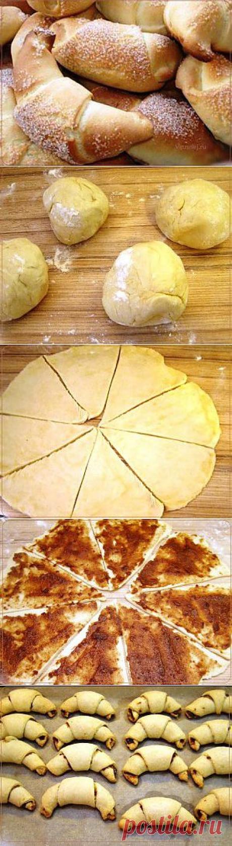 Рогалики с повидлом | Рецепты вкусно