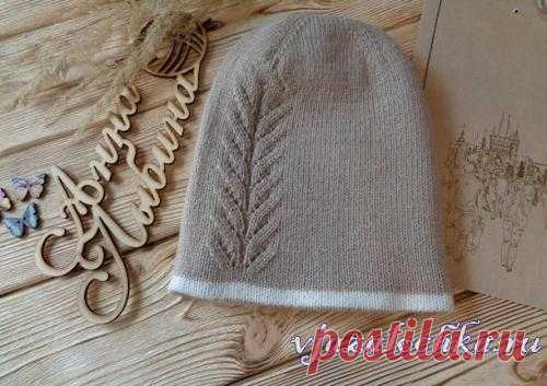 Двухсторонняя шапочка спицами от bers139