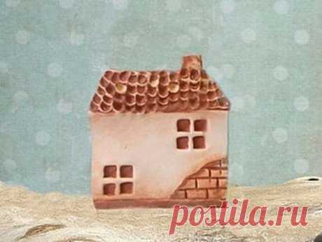 Создание керамической салфетницы Старый домик . Милая Я