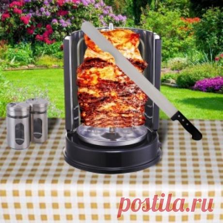 DRULINE 1.400W Dönergrill Schaschlikgrill Rotissiere Hähnchengrill Gyros Kebab Drehspieß | clic-and-get