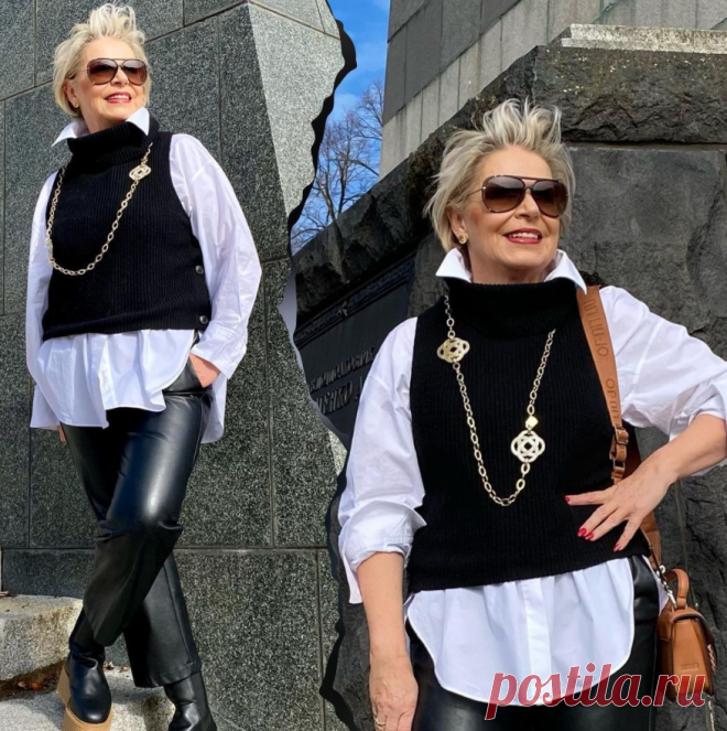Мало купить одежду, нужно правильно её сочетать. Образы для женщин 50+, в которых всё стильно | Glamiss | Яндекс Дзен