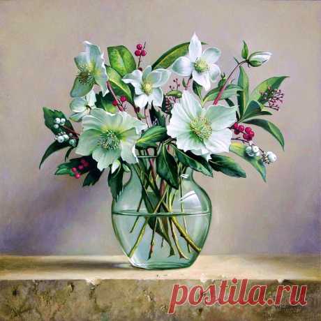 Художник Pieter Wagemans -Розы,Букеты - Искусство - медиаплатформа МирТесен