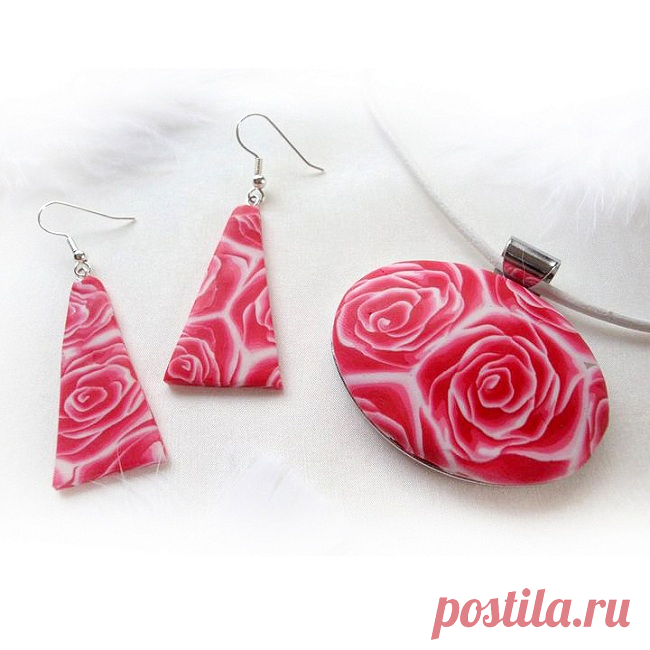 Розы из полимерной глины своими руками | Креаликум