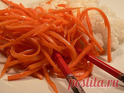 Морковь по-корейски (корейская морковь) - Фото-рецепты пошагового приготовления