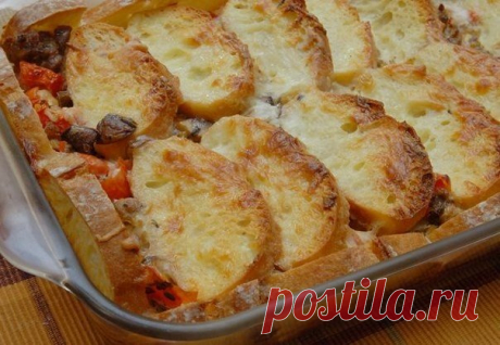 Мясная запеканка с хлебом - даже не сомневайтесь, это очень вкусно! И сытно, и вкусно, и оригинально!