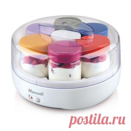 Йогуртница Maxwell 1434MW(W)
1 640 руб.

PTC-технология нагрева +
Мощность (Вт) 20
Объем (всех стаканчиков в сумме) 1 л
Световой индикатор работы +
Стаканчики для йогурта 7 стеклянных, ёмкостью 150 г Крышка
Крышка баночки для йогурта
Стеклянная баночка
Индикатор работы
Выключатель питания «0/I»