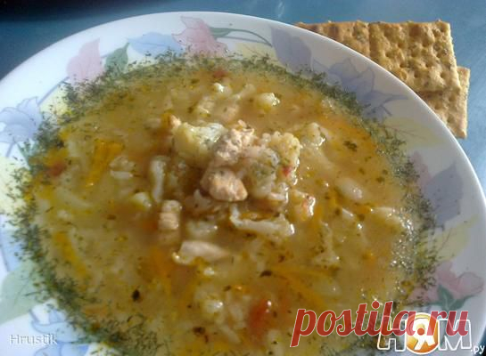 Овощной суп с рисом и куриным филе - Рецепт с пошаговыми фотографиями - Ням.ру