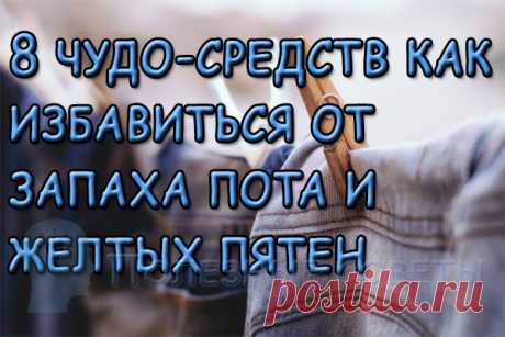8 чудо-средств как избавиться от запаха пота и желтых пятен