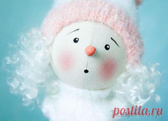 Мастер-класс: снеговичок Снежок своими руками