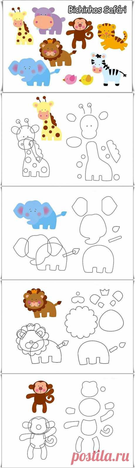 Шаблоны для аппликаций.