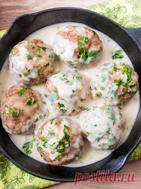 Рецепт гречаников в сметанном соусе на Вкусном Блоге