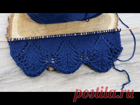 КАЙМА  СПИЦАМИ