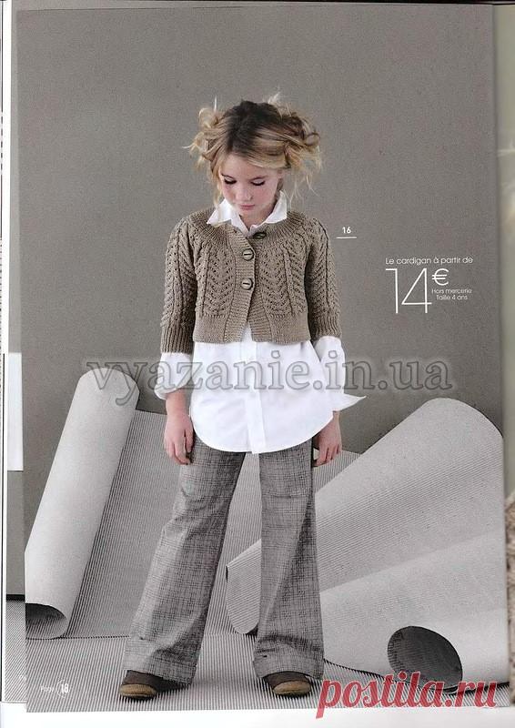 Кардиган для девочки | ЛУЧШИЙ САЙТ ПО ВЯЗАНИЮ