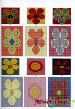 Схемы к цветным рисункам для детских вязаных вещей » Клуб-Нитка - вязание спицами и не только