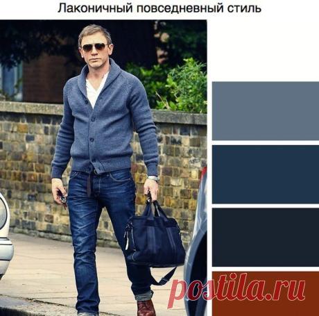 Сочетание цветов в мужской одежде