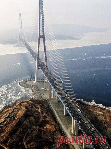 Bridge in Vladivostok, Russia  |  Pinterest