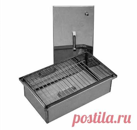 Скачать макет (чертеж) простой коптильни с гидрозатвором в формате PDF