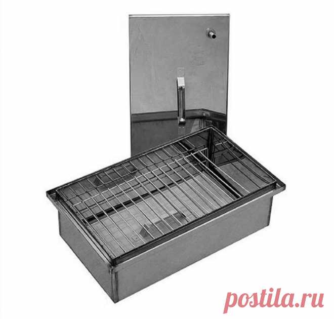 Скачать макет (чертеж) простой коптильни с гидрозатвором в формате PDF
