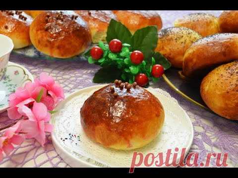 ПУХОВЫЕ БУЛОЧКИ К ЧАЮ . СДОБНЫЕ, НЕЖНЫЕ, ВОЗДУШНЫЕ .