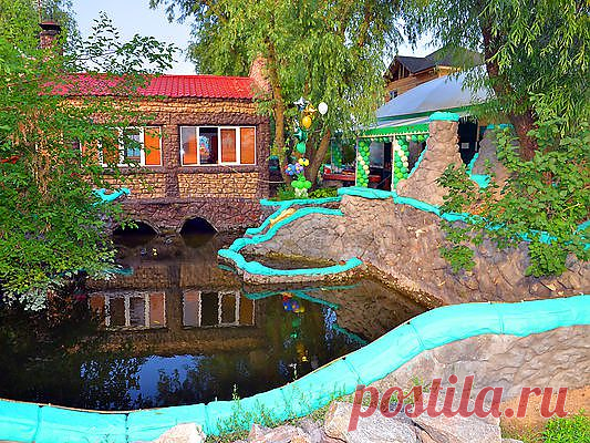 Чайхана, домик рыбака и охотника на Славутиче