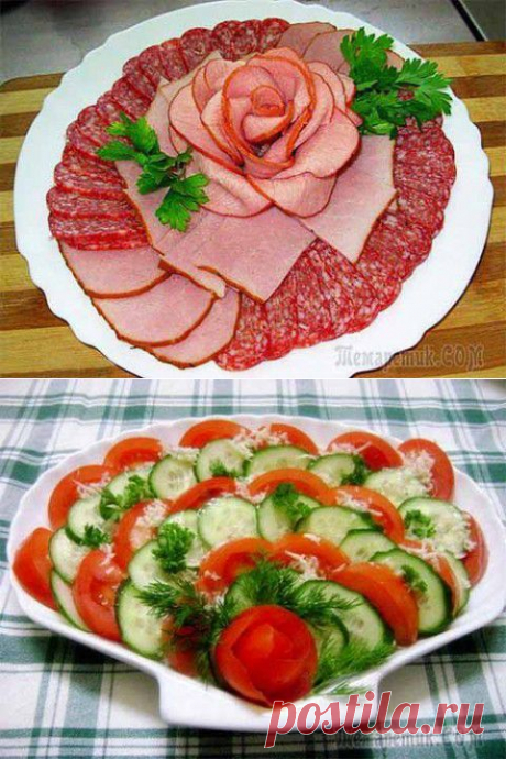 Немножко идей для праздничного оформления закусок | Домашняя кулинария