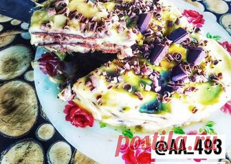 Торт из шоколадного печенья Автор рецепта Аиша - Cookpad