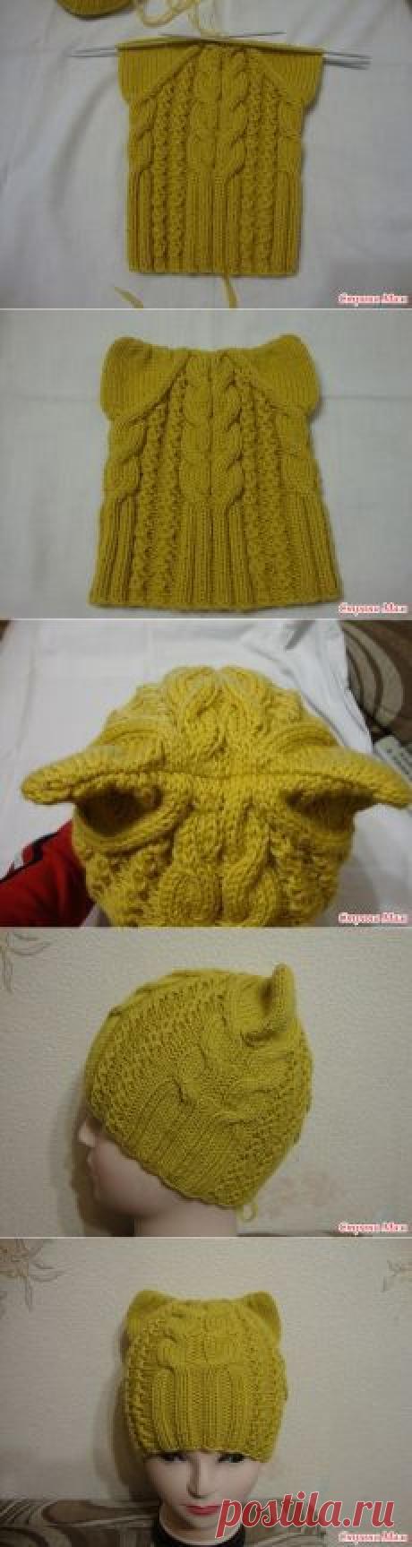 . Онлайн по "Шапке Кошке". - В.Г.У. - Вязаные Головные Уборы - Страна Мам