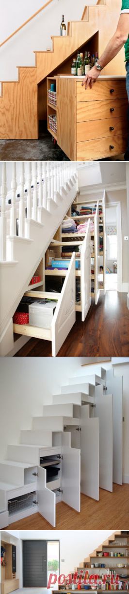 15 Creative and Clever Under Stair Storage Designs.