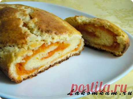 Рулет с тыквой и изюмом