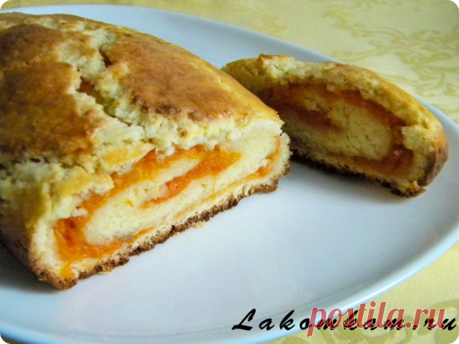 Рулет с тыквой и изюмом