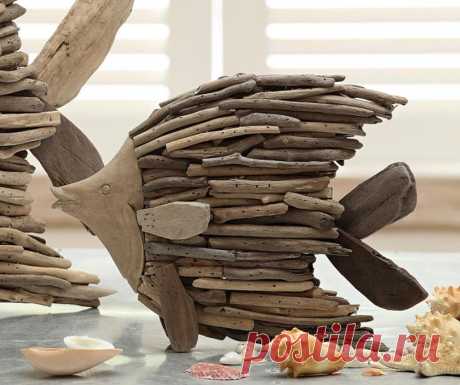 large-driftwood-hand-made-angel-fish-home-decor-129524.jpg (1000×836)