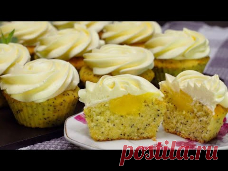 ОНИ ИСЧЕЗНУТ ЗА 1 МИНУТУ! ЛИМОННЫЕ ПИРОЖНЫЕ с кремом | Кулинарим с Таней